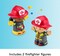 e Little People Toddler Toy Fire Truck Musical Push-Along (2 Figures,Play Ages 1+ Years)
